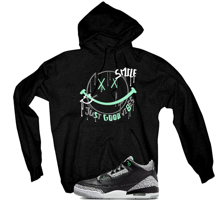 Air Jordan 3 “Green Glow” | illcurrency Black T-Shirt product image 3