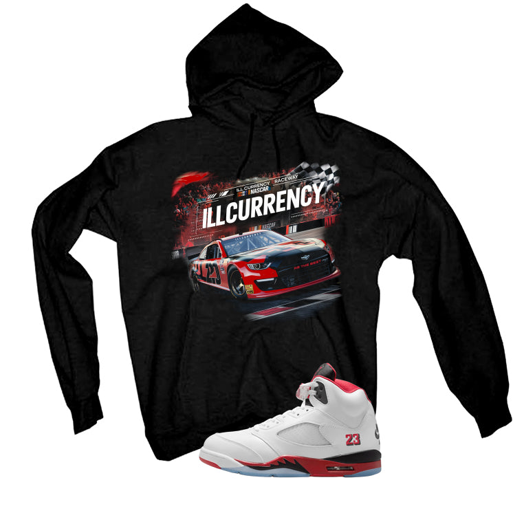 Air Jordan 5 Fire Red Black Tongue T-Shirt (Raceway) product image 3