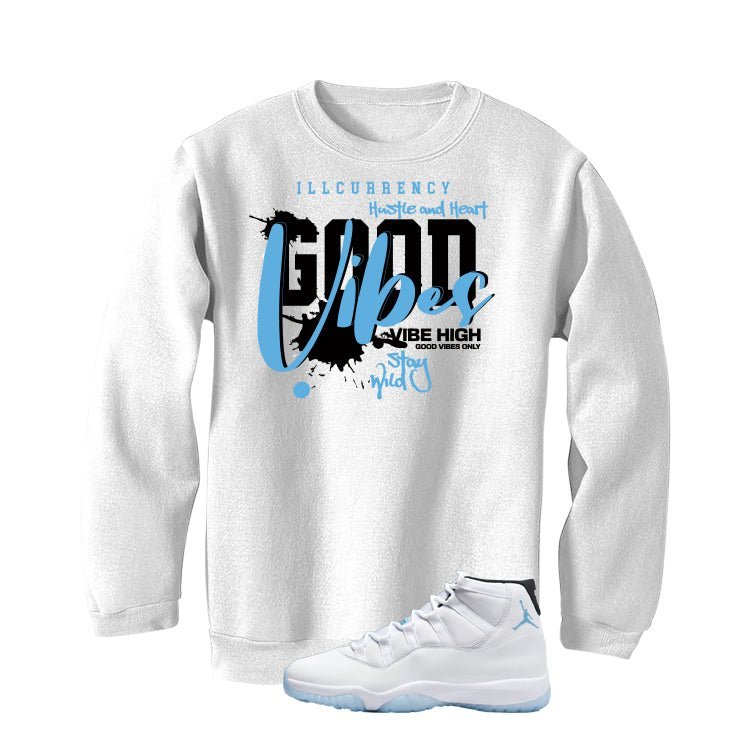 Air Jordan 11 Legend Blue White T-Shirt (Vibes)| illcurrency product image 4