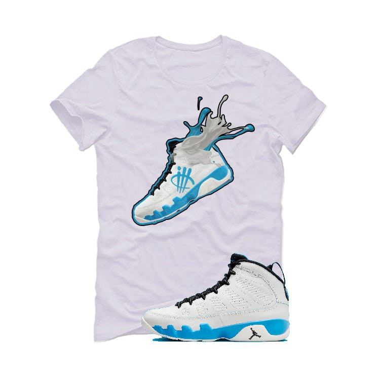 Air Jordan 9 “Powder Blue” | illcurrency White T-Shirt product image 2
