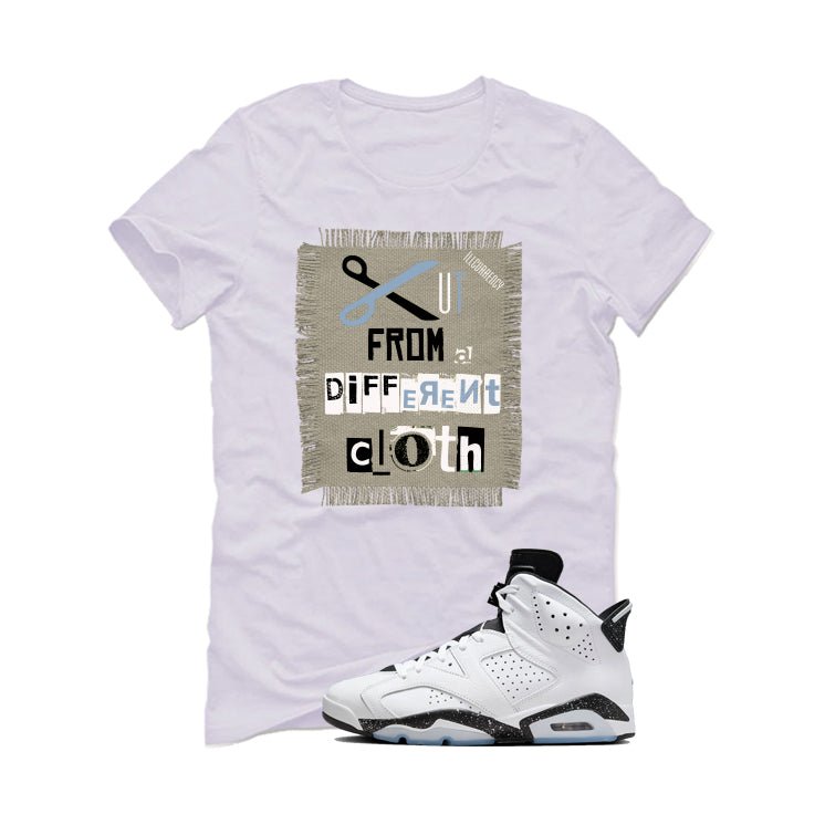 Air Jordan 6 Reverse Oreo White T-Shirt (Cut from a product image 2