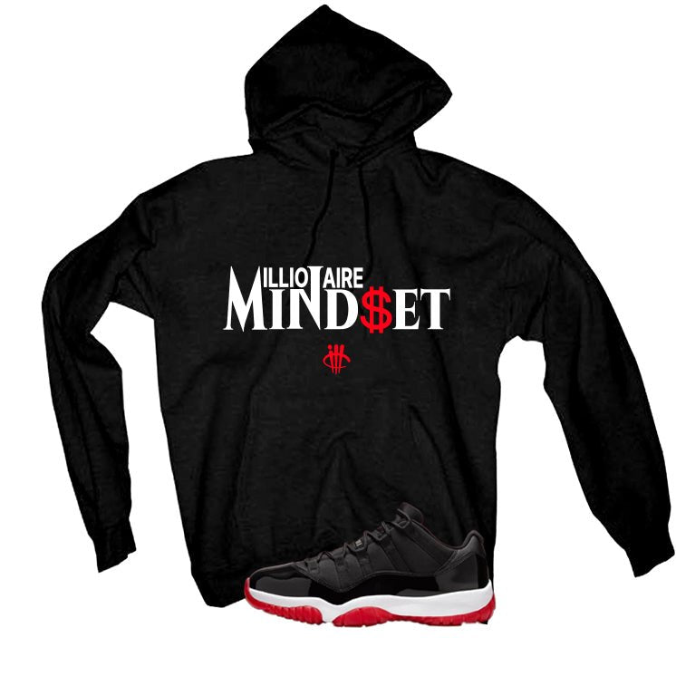 Air Jordan 11 Low Bred Black T-Shirt (Millionaire Mindset) product image 3