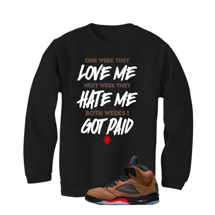 Air Jordan 5 Archaeo Brown Black T-Shirt (Paid)| illcurrency product image 4