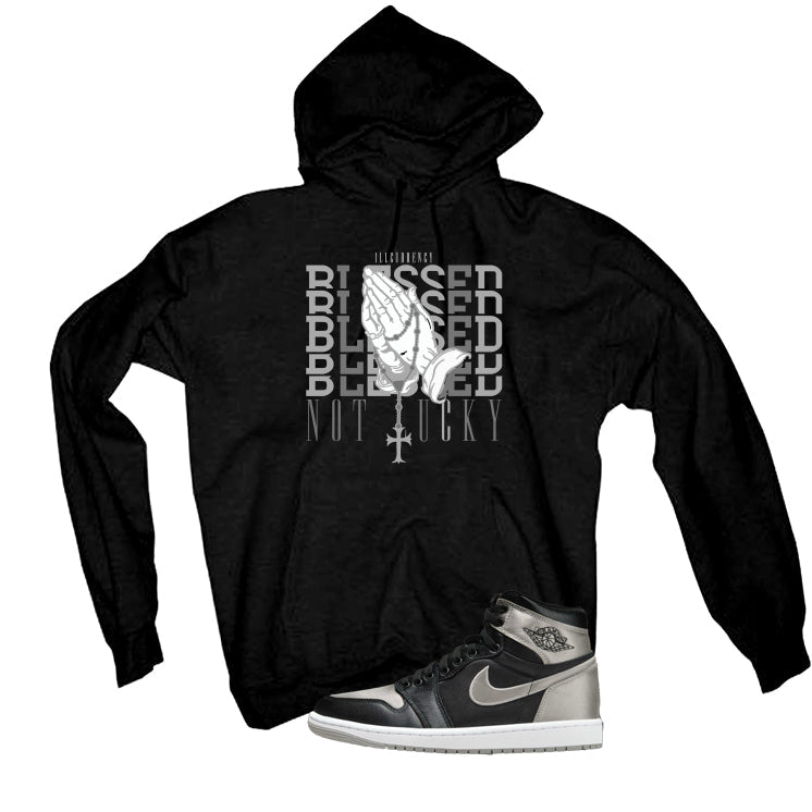 Air Jordan 1 High OG WMNS Satin Shadow Black T-Shirt product image 3