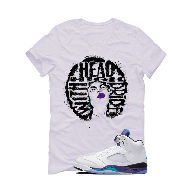 Air Jordan 5 OG Grape White T-Shirt (Head High)| illcurrency product image 2