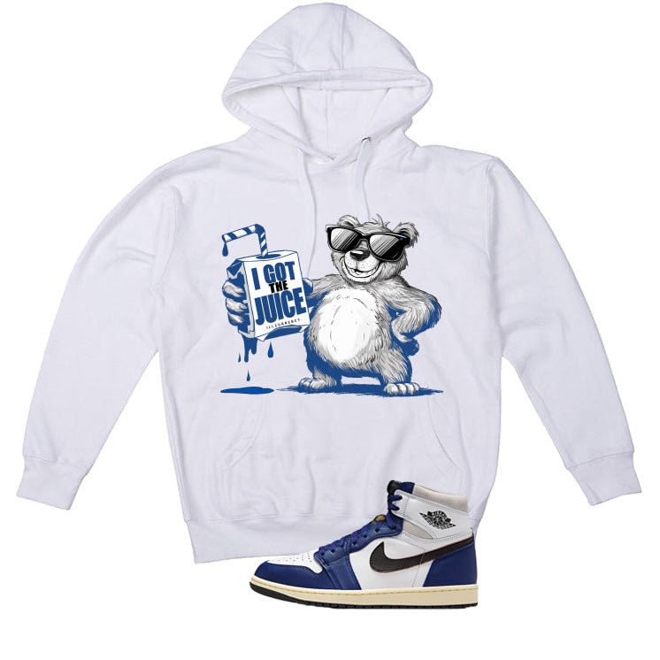 Air Jordan 1 Rare Deep Royal Blue White T-Shirt (I got the product image 3