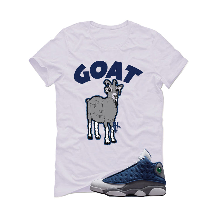 Air Jordan 13 Flint White T-Shirt (Goat)| illcurrency product image 2