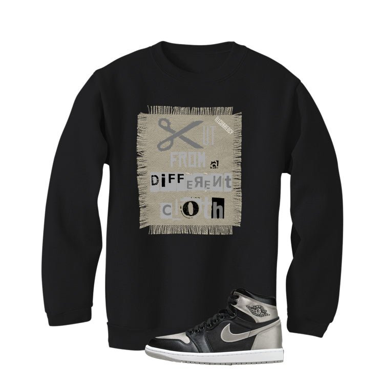 Air Jordan 1 High OG WMNS Satin Shadow Black T-Shirt (Cut product image 4