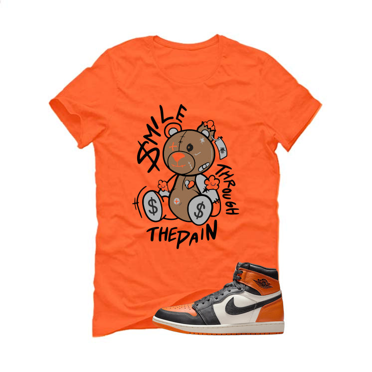 Air Jordan 1 High OG Shattered Backboard Orange T-Shirt product image 2