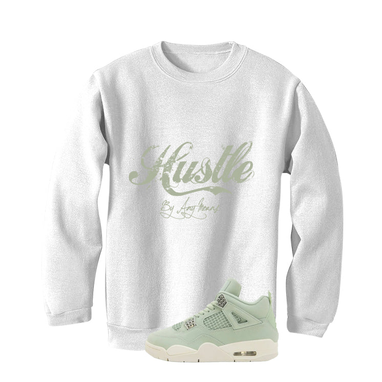Air Jordan 4 WMNS Seafoam White T-Shirt (Hustle By Any product image 4
