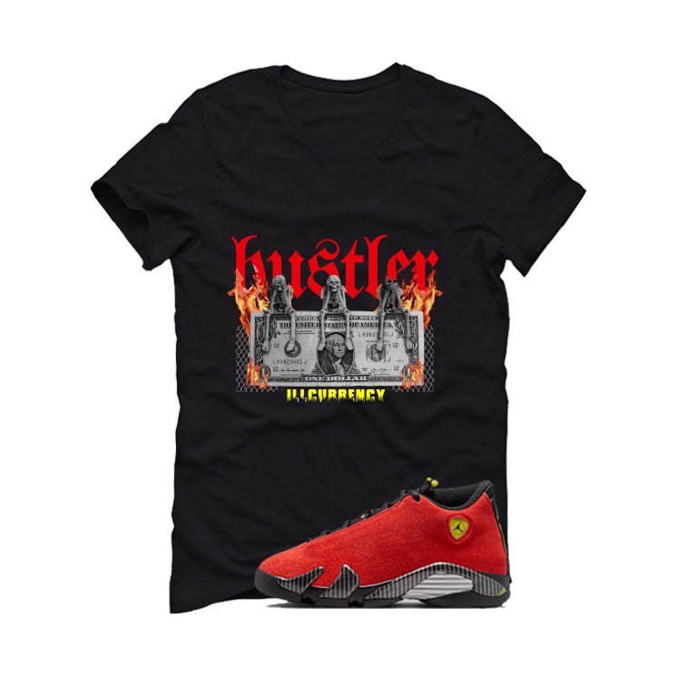 Air Jordan 14 Ferrari Black T-Shirt (See No Evil Hustler) product image 2