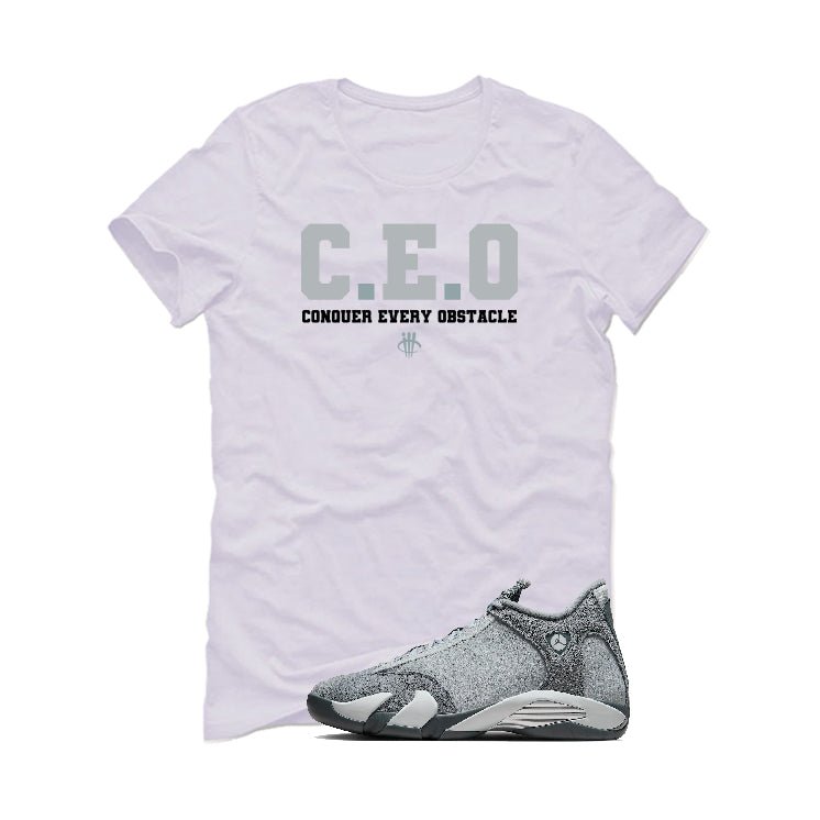Air Jordan 14 “Flint Grey” | illcurrency White T-Shirt (CEO) product image 2
