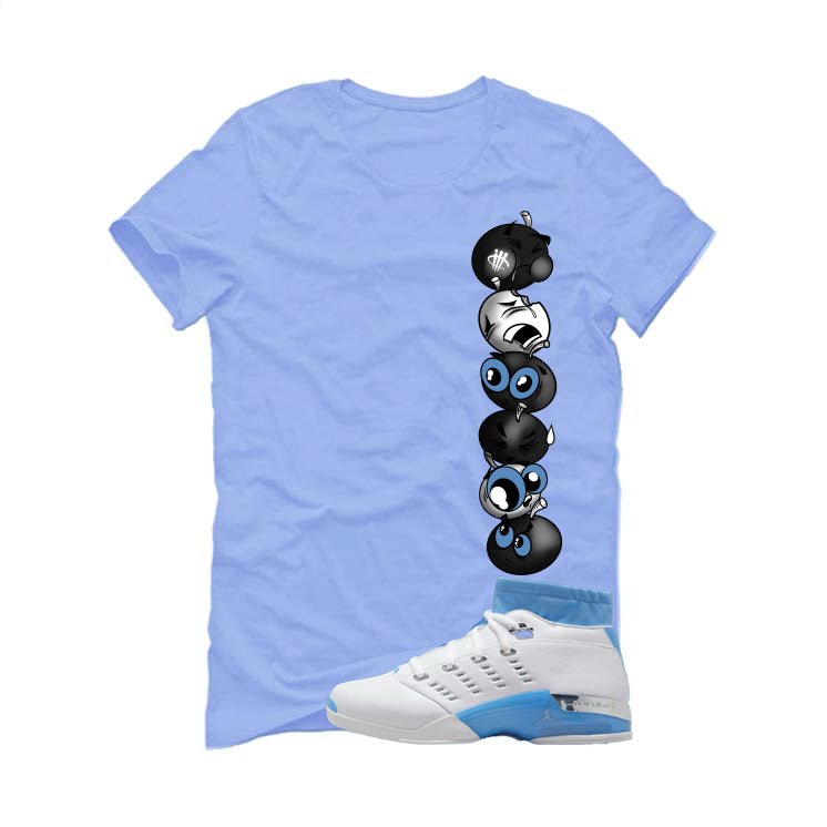 Air Jordan 17 Low University Blue Carolina T-Shirt (Cherry product image 2