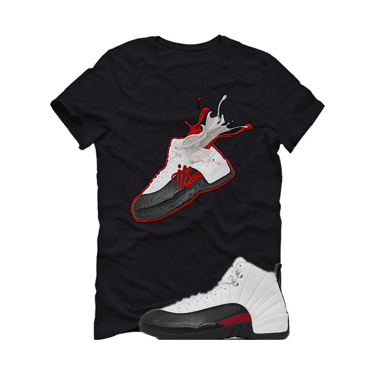 Air Jordan 12 “Red Taxi” | illcurrency Black T-Shirt product image 2
