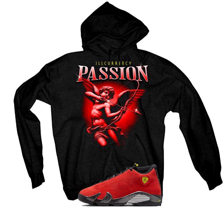 Air Jordan 14 Ferrari Black T-Shirt (Passion)| illcurrency product image 3