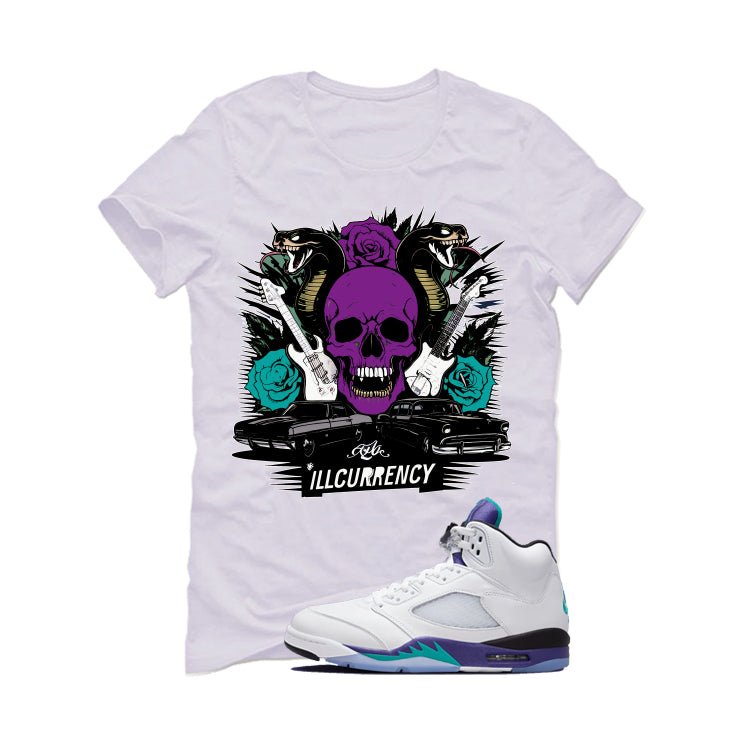 Air Jordan 5 OG Grape White T-Shirt (Vintage Illcurrency)| product image 2