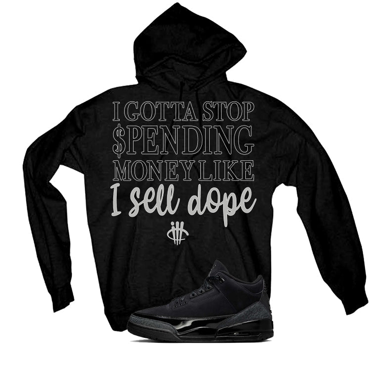 Air Jordan 3 Black Cat T-Shirt (Gotta Stop Spending Money) product image 3