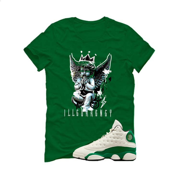 Air Jordan 13 GS Pine Green T-Shirt (Graffiti Angel) product image 2