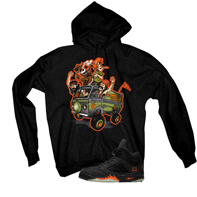 Air Jordan 5 Halloween Matching T-Shirt Up in smoke product image 3