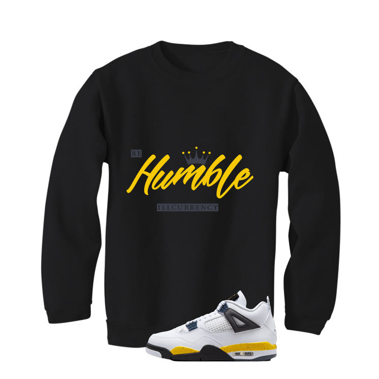 Air Jordan 4 Tour Yellow Matching T-Shirt Black (Be product image 4