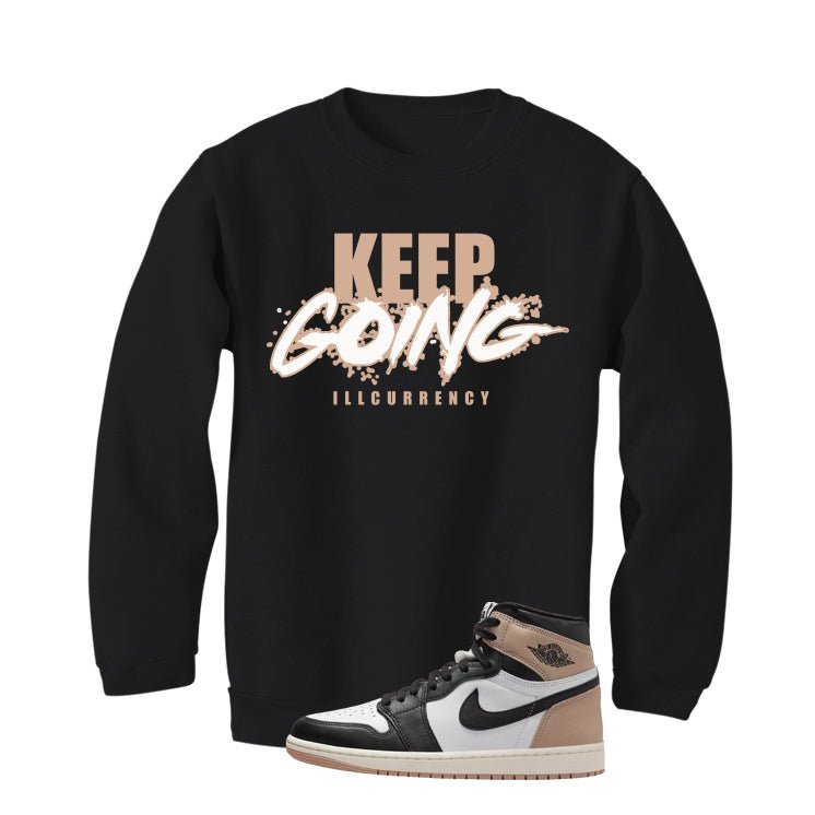 Air Jordan 1 High OG Latte Black T-Shirt (keep Going) product image 4