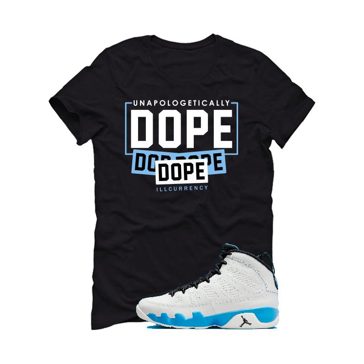 Air Jordan 9 “Powder Blue” | illcurrency Black T-Shirt product image 2