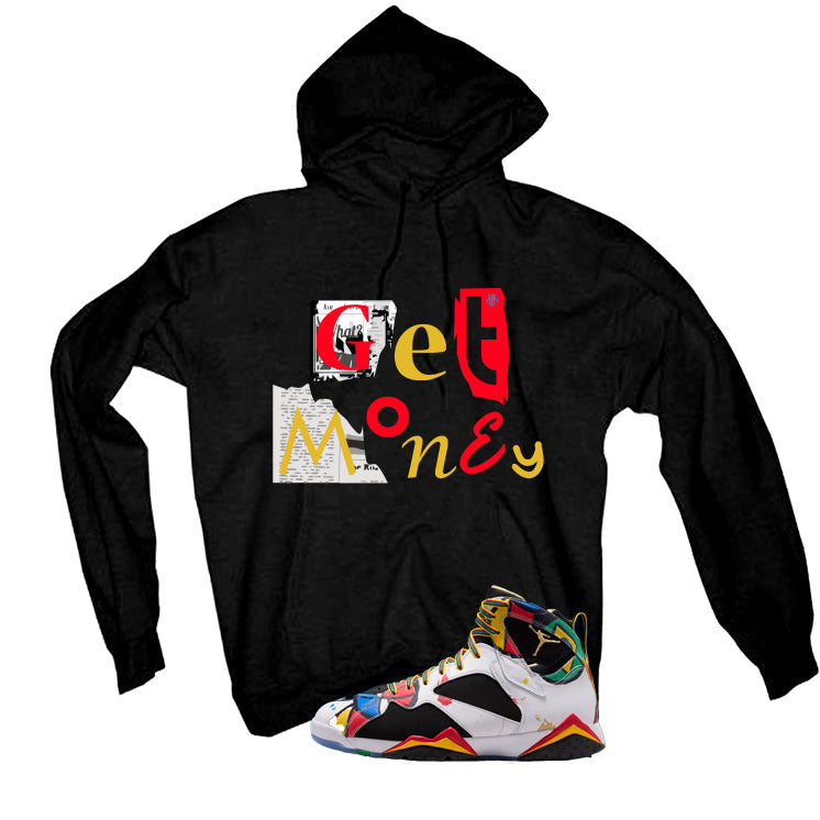 Air Jordan 7 Miro Matching T-Shirt Black (Get Money) product image 3