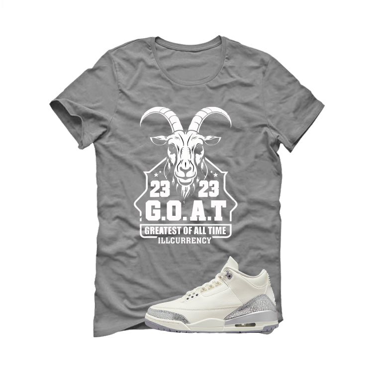 Air Jordan 3 WMNS Sail Grey T-Shirt (GOAT 23)| illcurrency product image 2