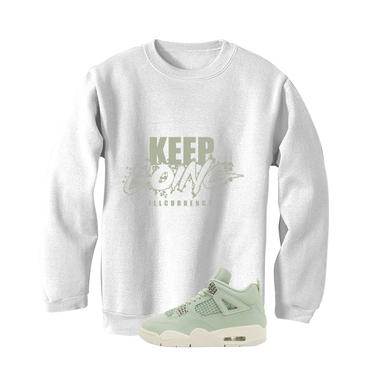 Air Jordan 4 WMNS Seafoam White T-Shirt (keep Going) product image 4