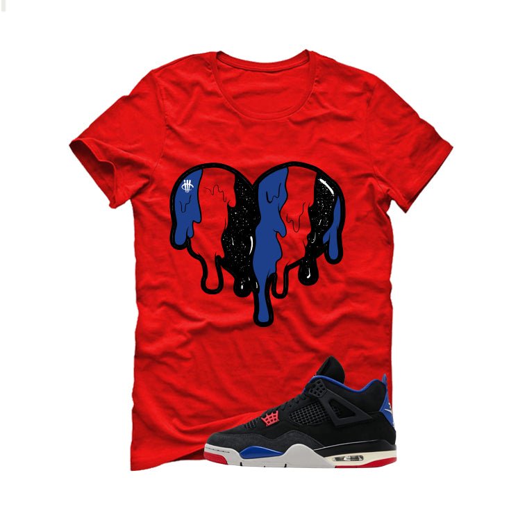 Air Jordan 4 Rare Red T-Shirt (Heart)| illcurrency product image 2