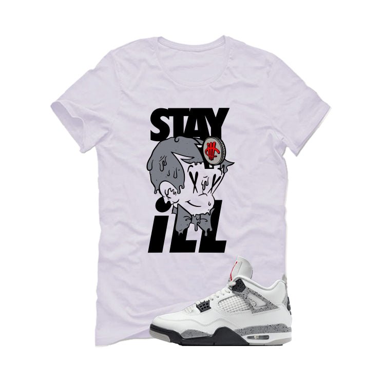 Air Jordan 4 White Cement T-Shirt (ILL RICHIE)| illcurrency product image 2