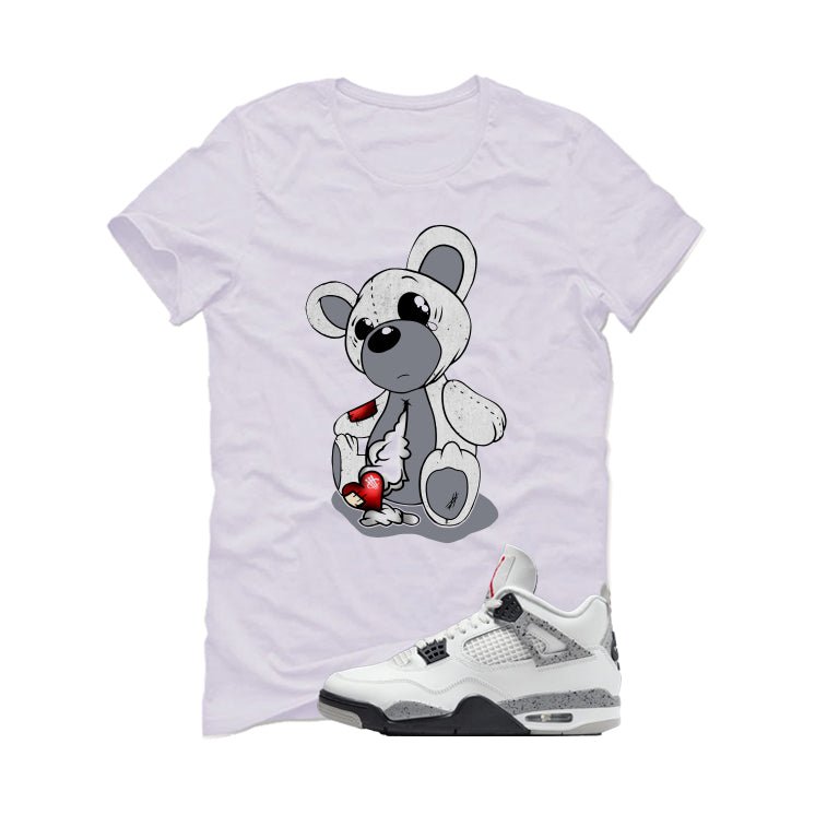 Air Jordan 4 White Cement T-Shirt (Big Teddy)| illcurrency product image 2