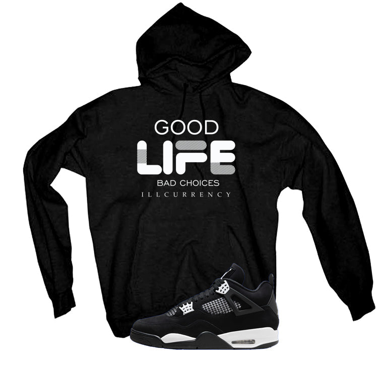 Air Jordan 4 White Thunder Black T-Shirt (Bad Choices) product image 3
