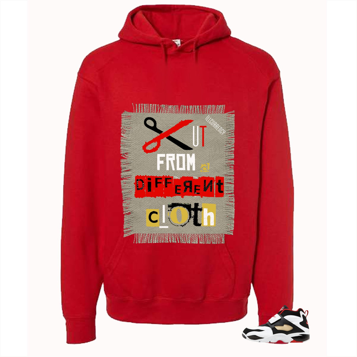 Nike Air Diamond Turf Falcons Red T-Shirt (Cut from a product image 3