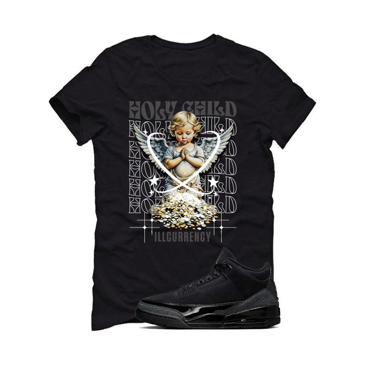 Air Jordan 3 Black Cat T-Shirt (Holy Child)| illcurrency product image 2
