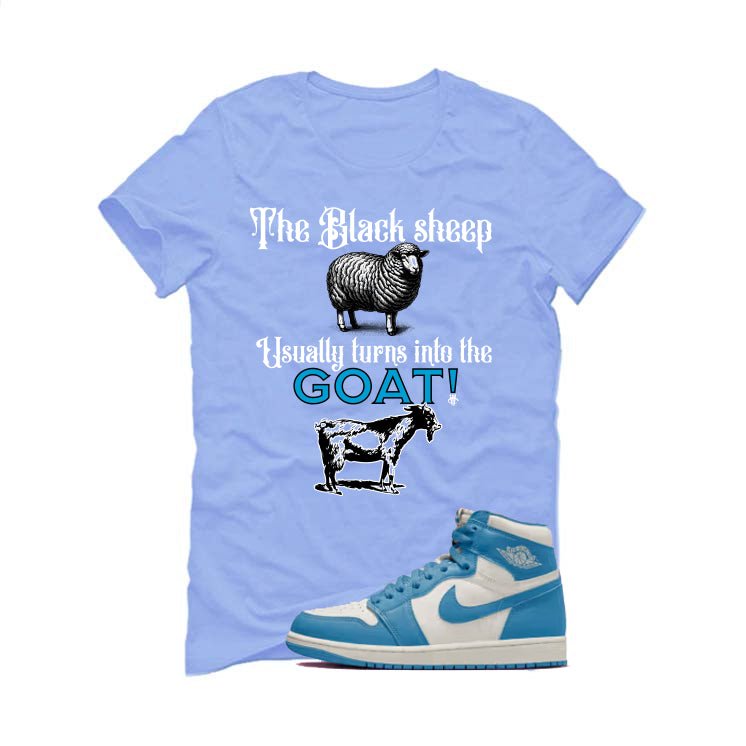 Air Jordan 1 High OG UNC Reimagined Carolina Blue T-Shirt product image 2