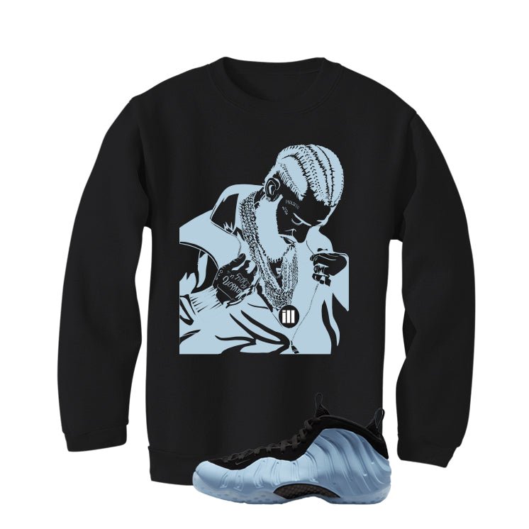 Nike Air Foamposite One Psychic Blue Black T-Shirt product image 4