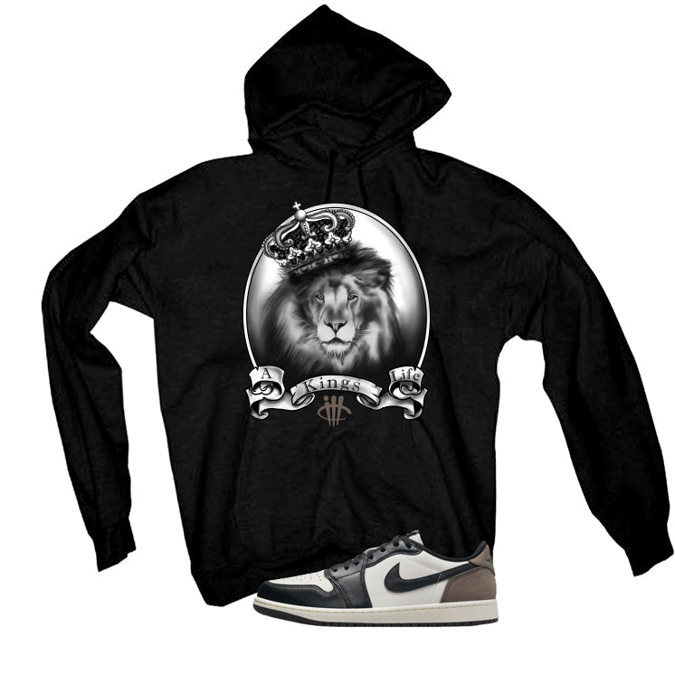 Air Jordan 1 Low OG Mocha Black T-Shirt (King's Life) product image 3