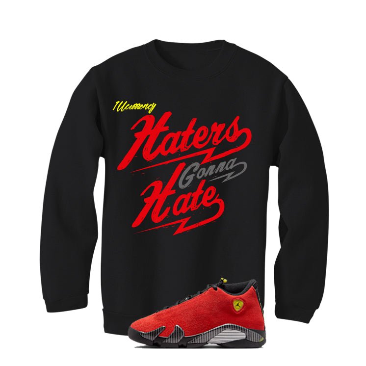 Air Jordan 14 Ferrari Black T-Shirt (Haters gonna hate) product image 4