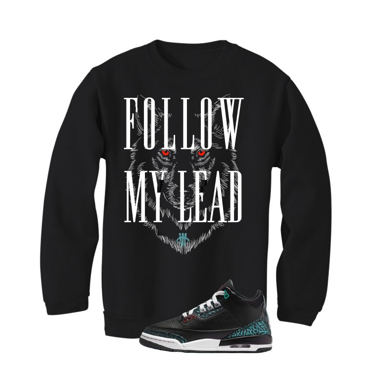 Air Jordan 3 GS Moto Black T-Shirt (Follow My Lead) product image 4