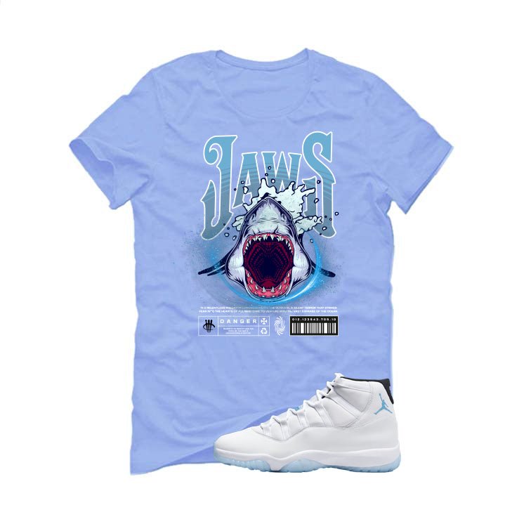 Air Jordan 11 Legend Blue Carolina T-Shirt (Jaws) product image 2
