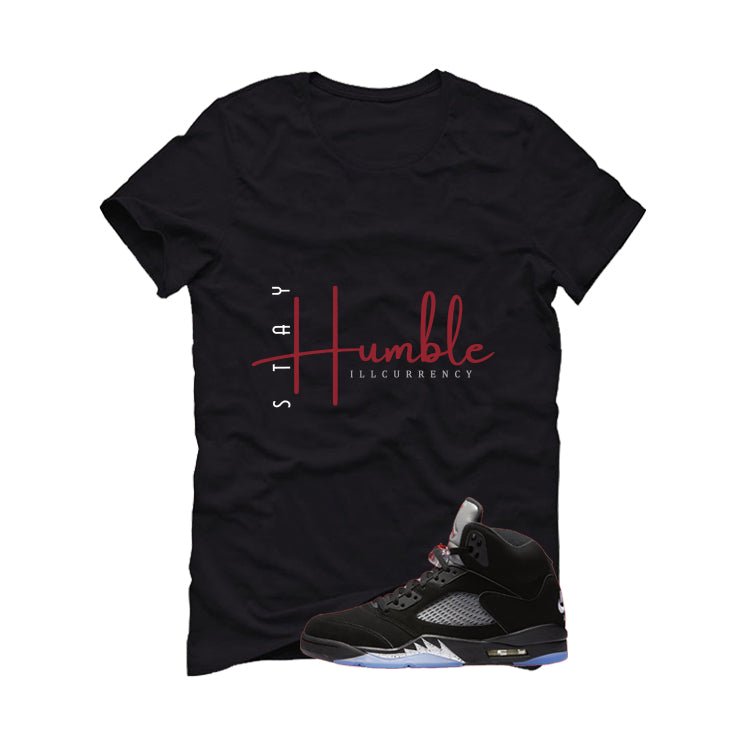Air Jordan 5 Black Metallic Reimagined T-Shirt (Stay product image 2