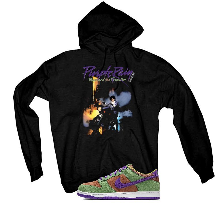 Nike Dunk Low “Veneer” | illcurrency Black T-Shirt (Purple product image 3