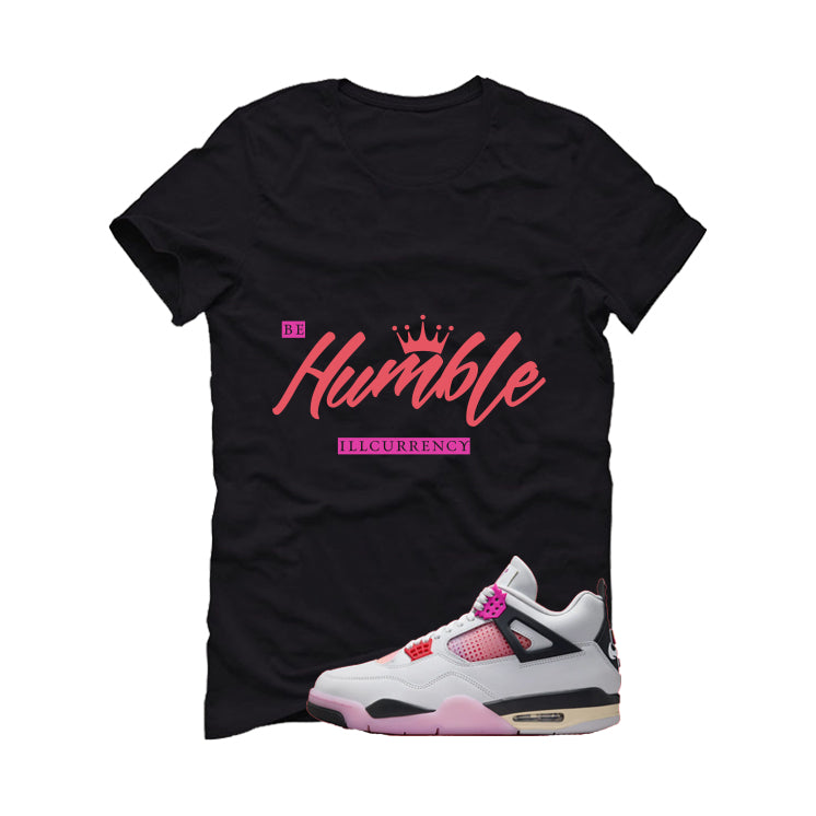 Air Jordan 4 Comic Matching T-Shirt Black (Be Humble) product image 2