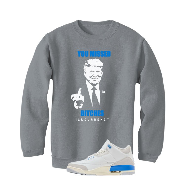 Air Jordan 3 Lucky Shorts Grey T-Shirt (Trump you missed) product image 4
