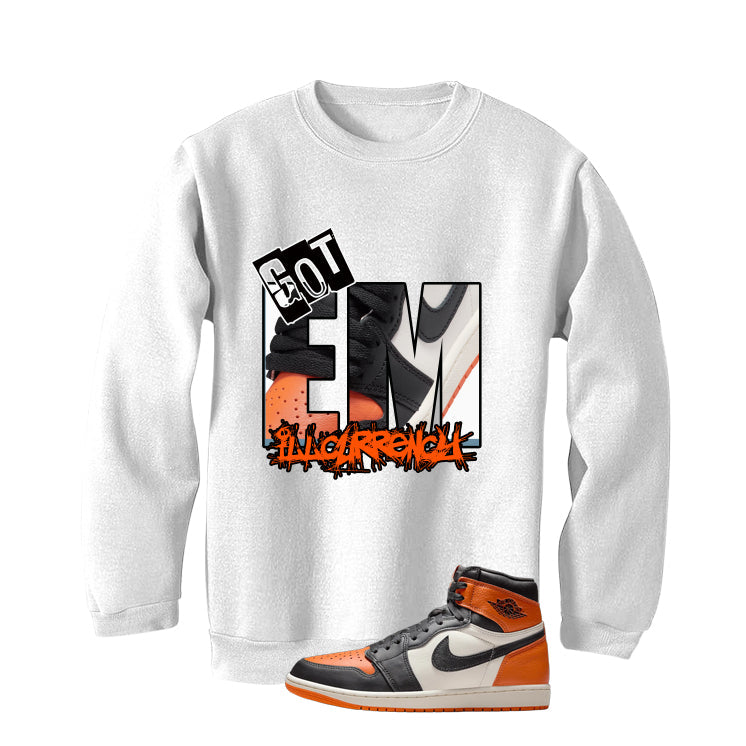 Air Jordan 1 High OG Shattered Backboard White T-Shirt (GOT product image 4