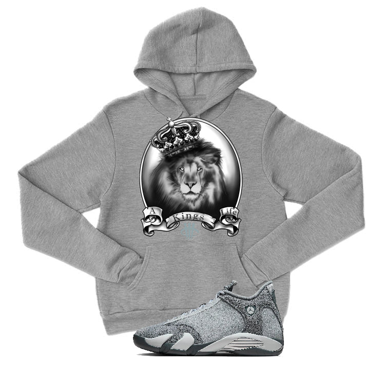 Air Jordan 14 “Flint Grey” | illcurrency T-Shirt (A Kings product image 3