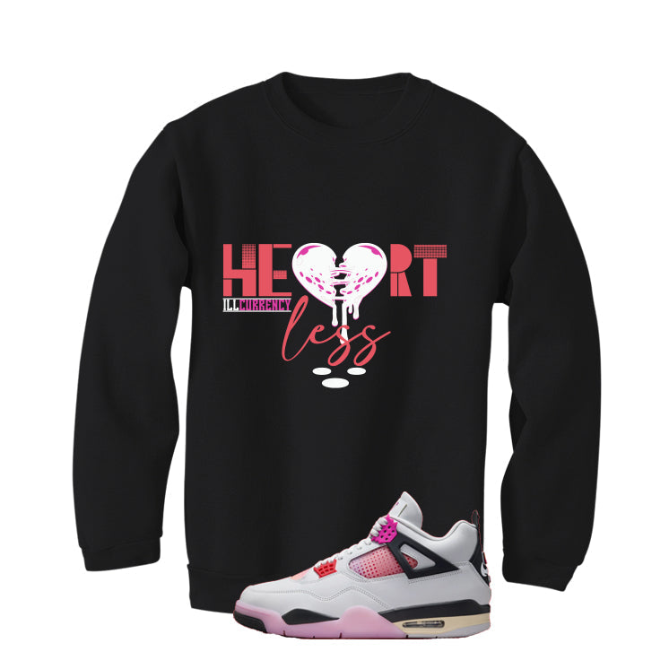 Air Jordan 4 Comic Matching T-Shirt Black (Heartless) product image 4