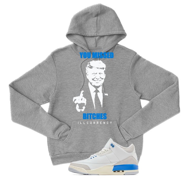 Air Jordan 3 Lucky Shorts Grey T-Shirt (Trump you missed) product image 3