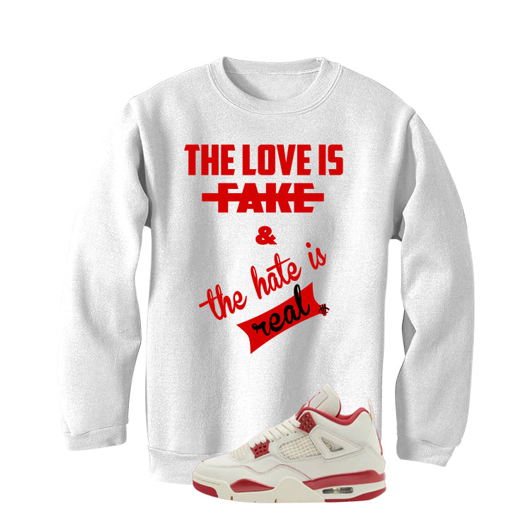 Air Jordan 4 Valentine’s Day (Sierra Red) Matching T-Shirt product image 4